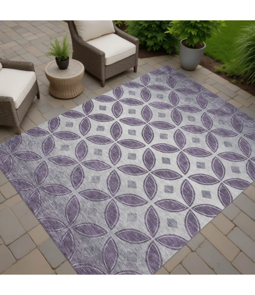 Addison Rugs Chantille Purple ACN2423 8ft. x 10ft. Rect. Rug