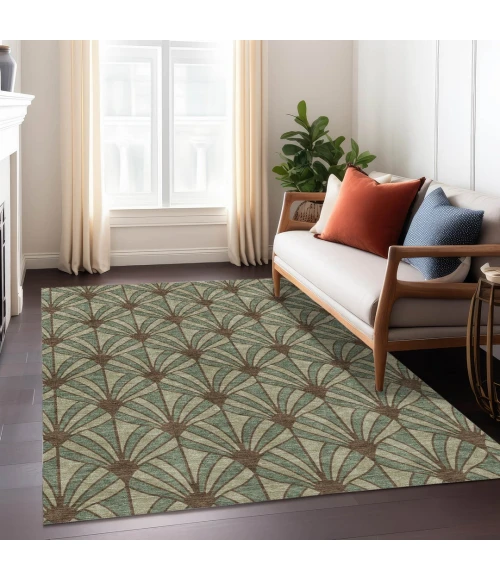Addison Rugs Chantille Green ACN2426 5ft. x 7ft.6in. Rect. Rug