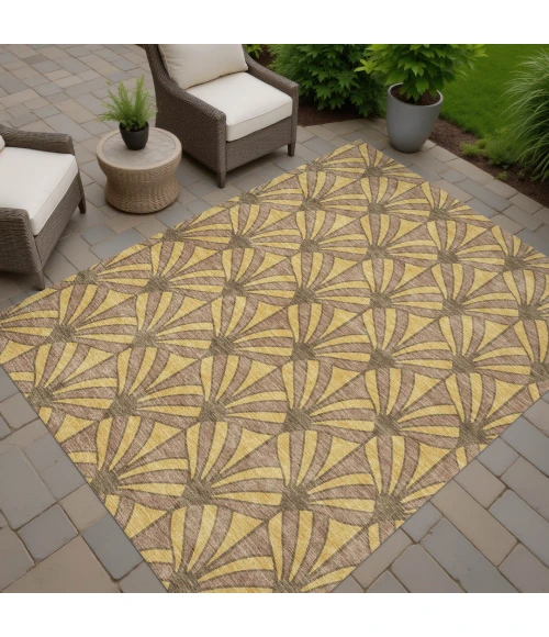 Addison Rugs Chantille Gold ACN2426 5ft. x 7ft.6in. Rect. Rug