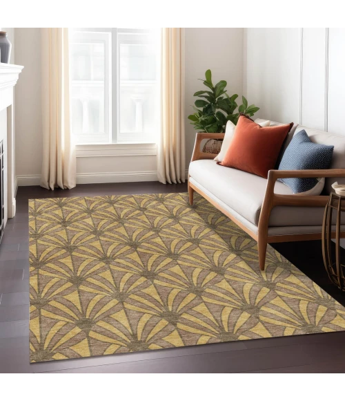 Addison Rugs Chantille Gold ACN2426 5ft. x 7ft.6in. Rect. Rug