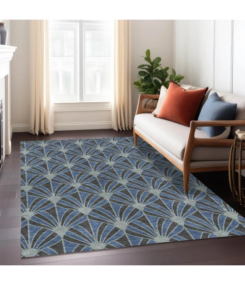 Addison Rugs Chantille Blue ACN2426 5ft. x 7ft.6in. Rect. Rug