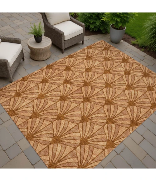 Addison Rugs Chantille Orange ACN2426 5ft. x 7ft.6in. Rect. Rug