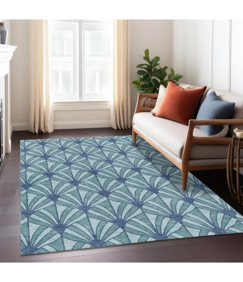 Addison Rugs Chantille Teal ACN2426 5ft. x 7ft.6in. Rect. Rug