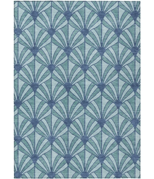 Addison Rugs Chantille Teal ACN2426 5ft. x 7ft.6in. Rect. Rug