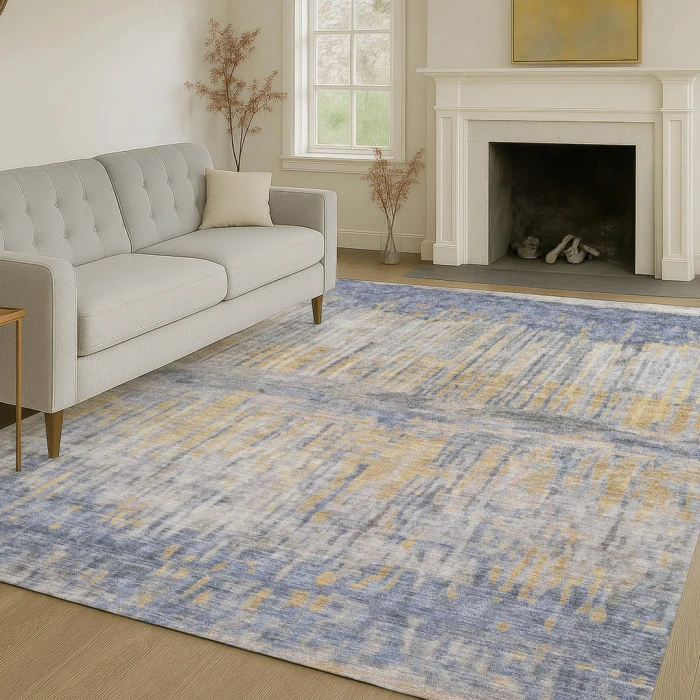 Addison Rugs Chantille Blue ACN2428 8ft. x 10ft. Rect. Rug