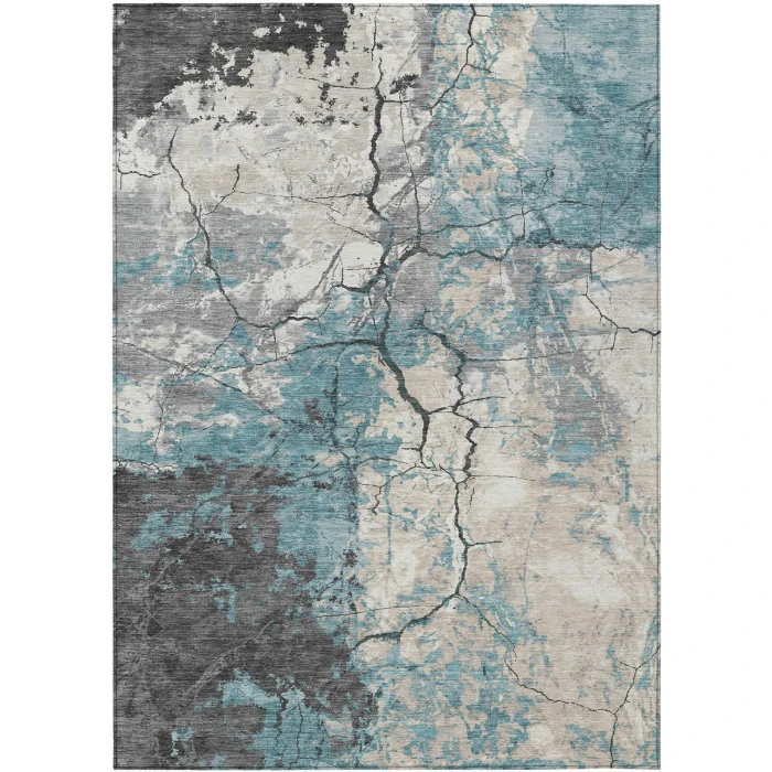 Addison Rugs Chantille Teal ACN2431 5ft. x 7ft.6in. Rect. Rug