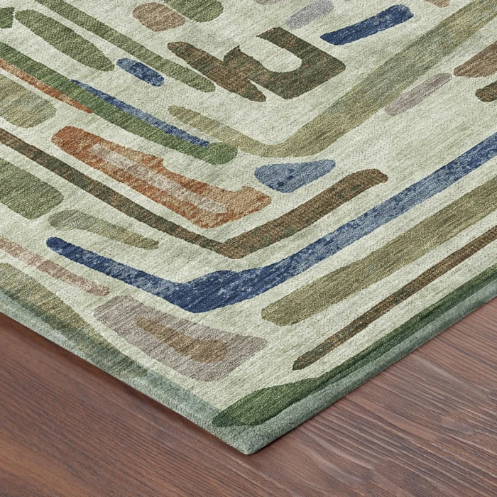 Addison Rugs Chantille Green ACN2432 8ft. x 10ft. Rect. Rug