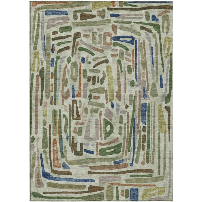 Addison Rugs Chantille Green ACN2432 8ft. x 10ft. Rect. Rug