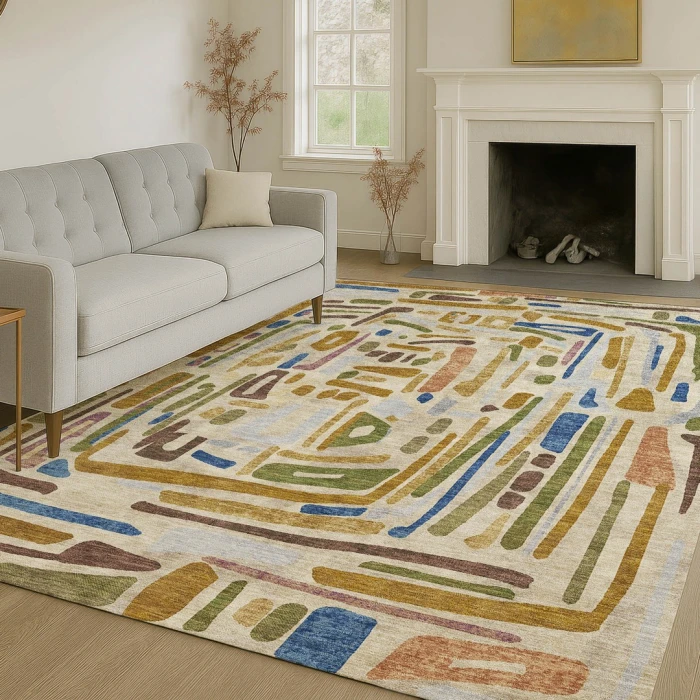 Addison Rugs Chantille Brown ACN2432 8ft. x 10ft. Rect. Rug