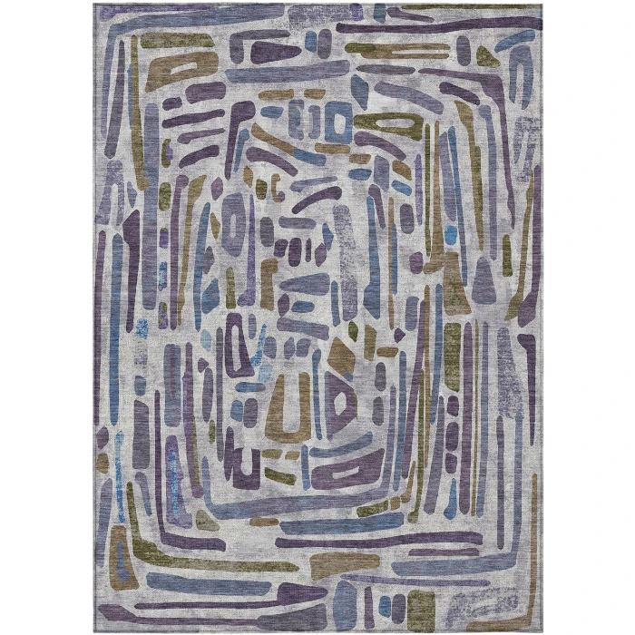 Addison Rugs Chantille Purple ACN2432 8ft. x 10ft. Rect. Rug