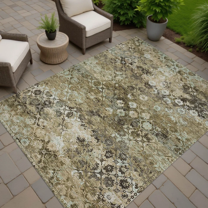Addison Rugs Chantille Brown ACN2433 9ft. x 12ft. Rect. Rug
