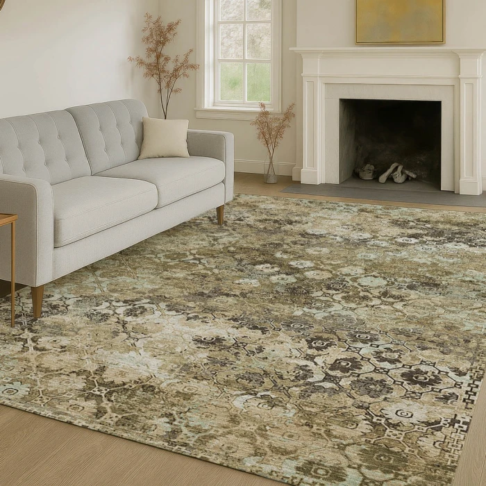 Addison Rugs Chantille Brown ACN2433 9ft. x 12ft. Rect. Rug