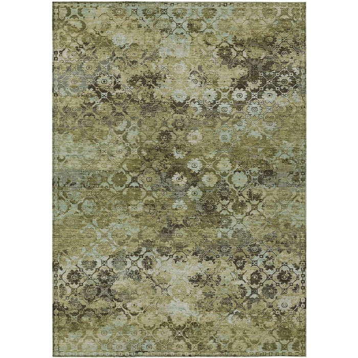 Addison Rugs Chantille Green ACN2433 9ft. x 12ft. Rect. Rug