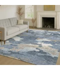 Addison Rugs Chantille Blue ACN2434 9ft. x 12ft. Rect. Rug