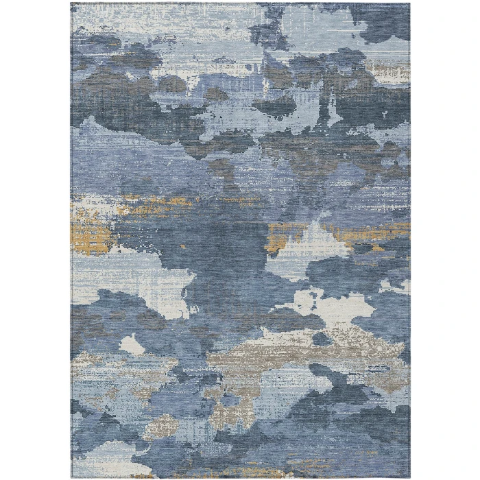 Addison Rugs Chantille Blue ACN2434 9ft. x 12ft. Rect. Rug