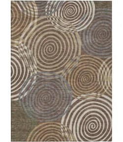Addison Rugs Chantille Brown ACN2435 9ft. x 12ft. Rect. Rug