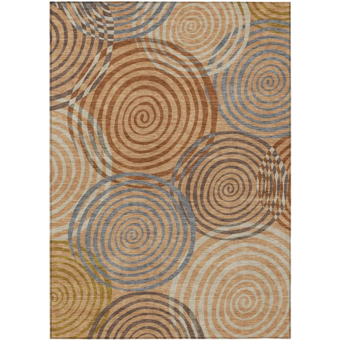 Addison Rugs Chantille Orange ACN2435 9ft. x 12ft. Rect. Rug
