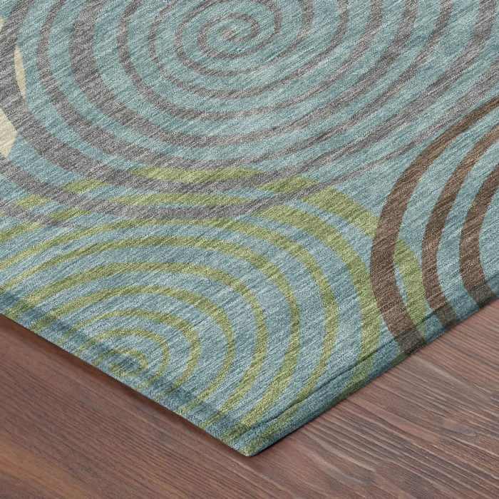 Addison Rugs Chantille Teal ACN2435 8ft. x 10ft. Rect. Rug
