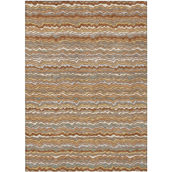 Addison Rugs Chantille Orange ACN2436 8ft. x 10ft. Rect. Rug