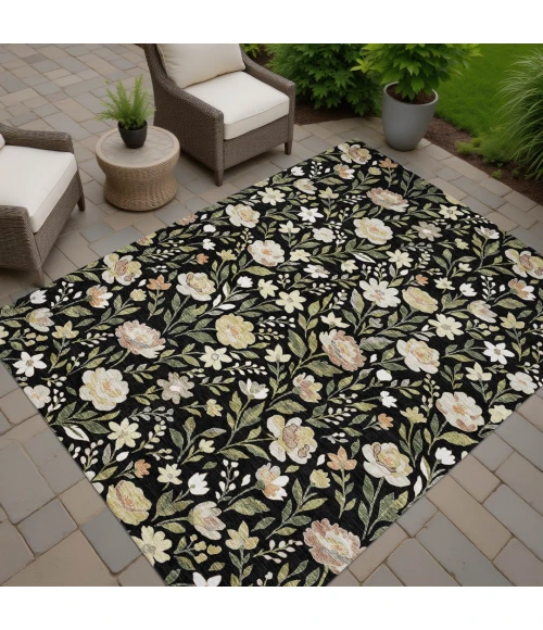 Addison Rugs Chantille Black ACN2438 5ft. x 7ft.6in. Rect. Rug