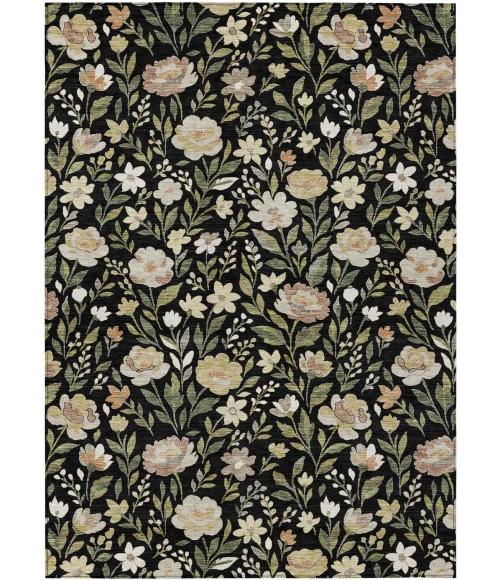 Addison Rugs Chantille Black ACN2438 5ft. x 7ft.6in. Rect. Rug