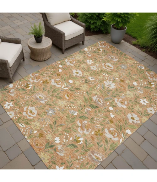 Addison Rugs Chantille Orange ACN2438 8ft. x 10ft. Rect. Rug
