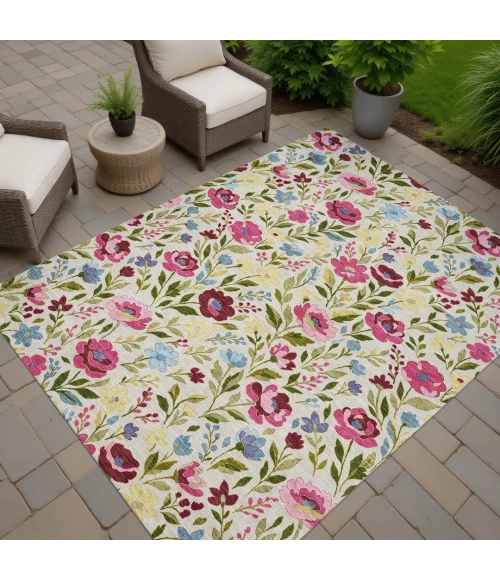 Addison Rugs Chantille Ivory ACN2438 9ft. x 12ft. Rect. Rug