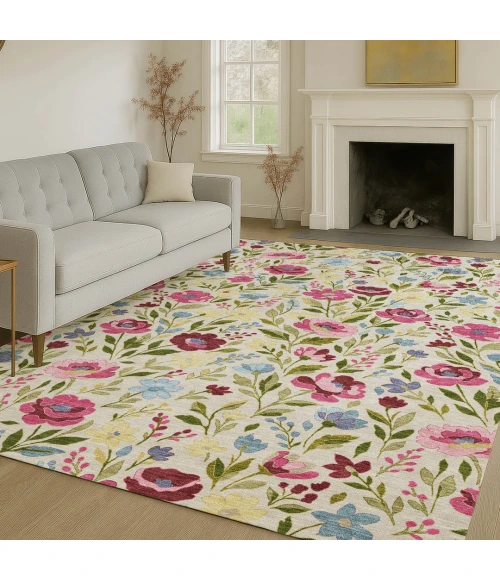 Addison Rugs Chantille Ivory ACN2438 9ft. x 12ft. Rect. Rug