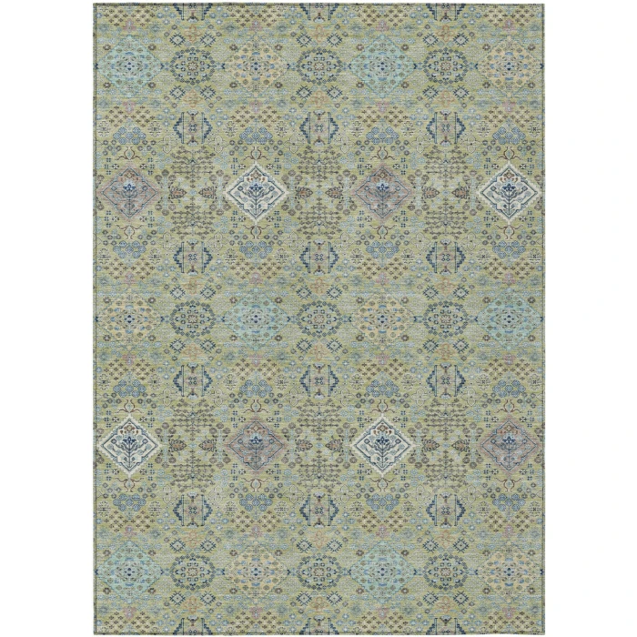 Addison Rugs Chantille Green ACN2440 8ft. x 10ft. Rect. Rug