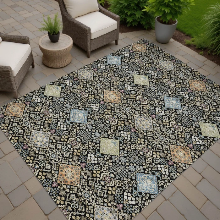 Addison Rugs Chantille Black ACN2440 8ft. x 10ft. Rect. Rug