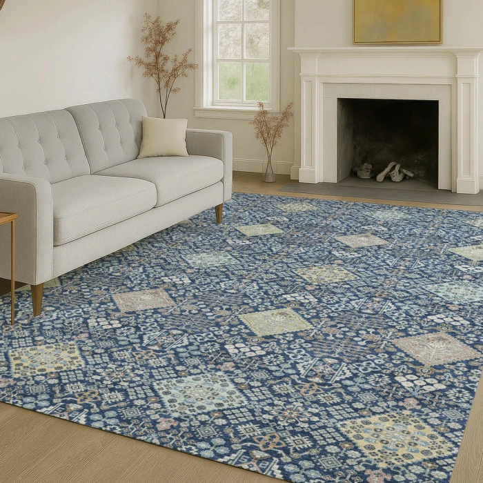 Addison Rugs Chantille Blue ACN2440 9ft. x 12ft. Rect. Rug