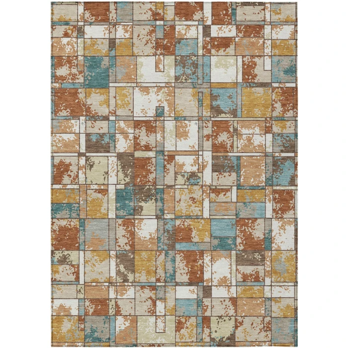 Addison Rugs Chantille Orange ACN2442 5ft. x 7ft.6in. Rect. Rug