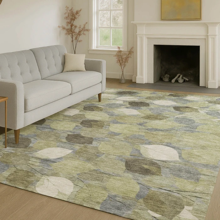 Addison Rugs Chantille Green ACN2444 8ft. x 10ft. Rect. Rug