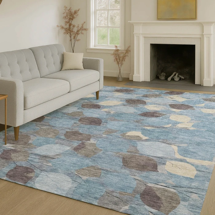 Addison Rugs Chantille Teal ACN2444 8ft. x 10ft. Rect. Rug