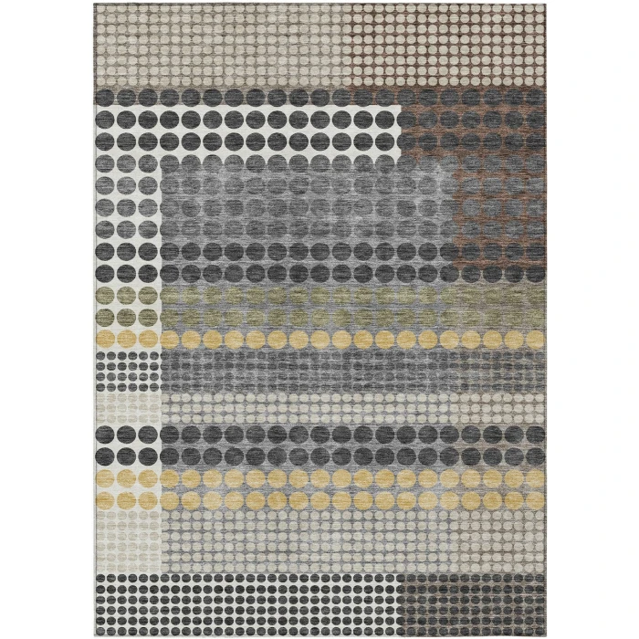 Addison Rugs Chantille Black ACN2445 9ft. x 12ft. Rect. Rug