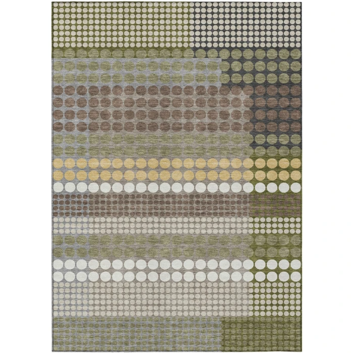 Addison Rugs Chantille Green ACN2445 9ft. x 12ft. Rect. Rug