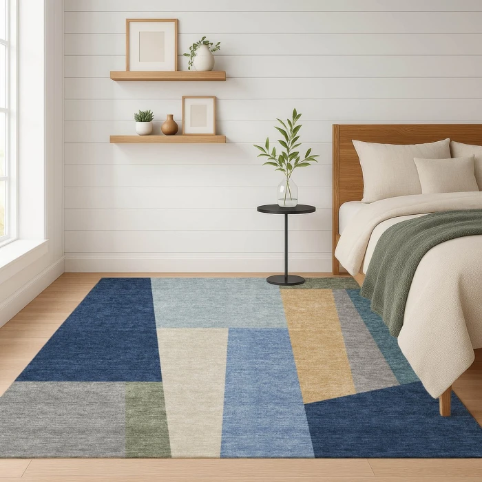 Addison Rugs Chantille Blue ACN2446 9ft. x 12ft. Rect. Rug