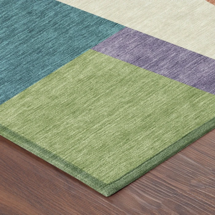 Addison Rugs Chantille Teal ACN2446 9ft. x 12ft. Rect. Rug