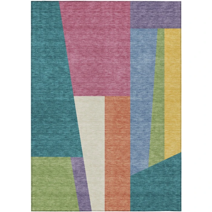 Addison Rugs Chantille Teal ACN2446 9ft. x 12ft. Rect. Rug