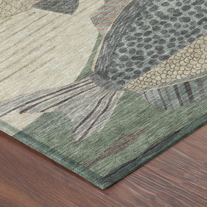 Addison Rugs Chantille Green ACN2447 5ft. x 7ft.6in. Rect. Rug