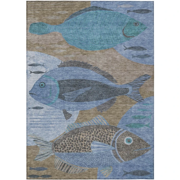 Addison Rugs Chantille Brown ACN2447 5ft. x 7ft.6in. Rect. Rug
