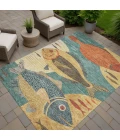 Addison Rugs Chantille Teal ACN2447 9ft. x 12ft. Rect. Rug