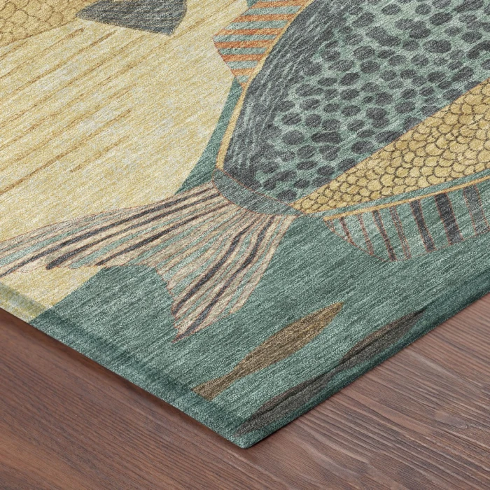 Addison Rugs Chantille Teal ACN2447 9ft. x 12ft. Rect. Rug