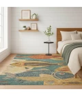 Addison Rugs Chantille Teal ACN2447 9ft. x 12ft. Rect. Rug