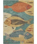 Addison Rugs Chantille Teal ACN2447 9ft. x 12ft. Rect. Rug