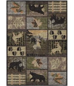 Addison Rugs Chantille Black ACN2448 9ft. x 12ft. Rect. Rug