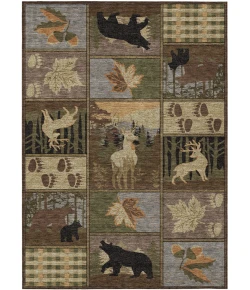 Addison Rugs Chantille Brown ACN2448 9ft. x 12ft. Rect. Rug