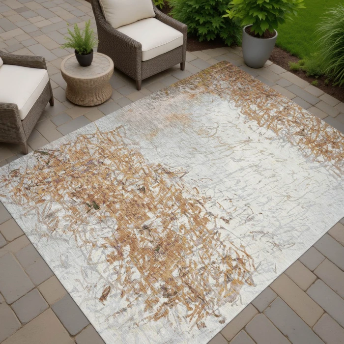 Addison Rugs Chantille Orange ACN2449 5ft. x 7ft.6in. Rect. Rug
