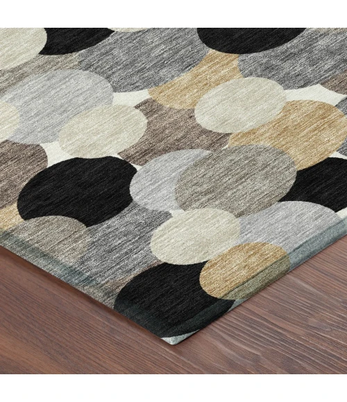 Addison Rugs Chantille Black ACN2450 9ft. x 12ft. Rect. Rug