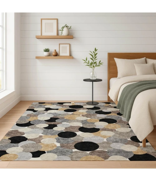 Addison Rugs Chantille Black ACN2450 9ft. x 12ft. Rect. Rug